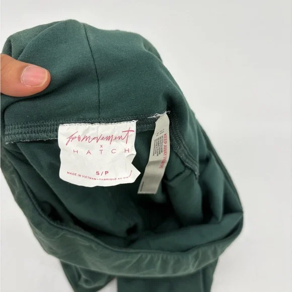 FP Movement by Free People Dark Green High-Waisted Maternity Shorts